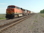 BNSF 7626 leading G-MTEINB918A, being dog caught